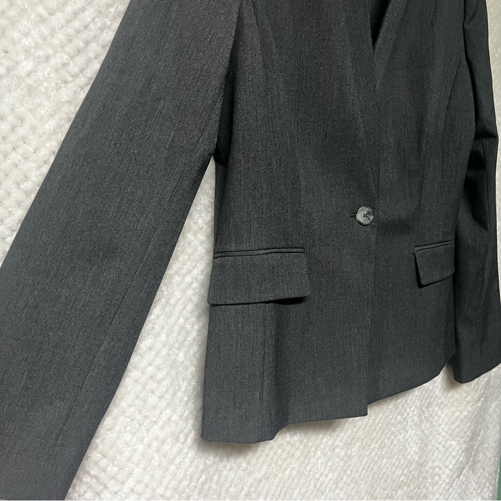 Antonio Melani Womens Blazer Dark Gray Size 8 Career Professional Business Work - Picture 3 of 8